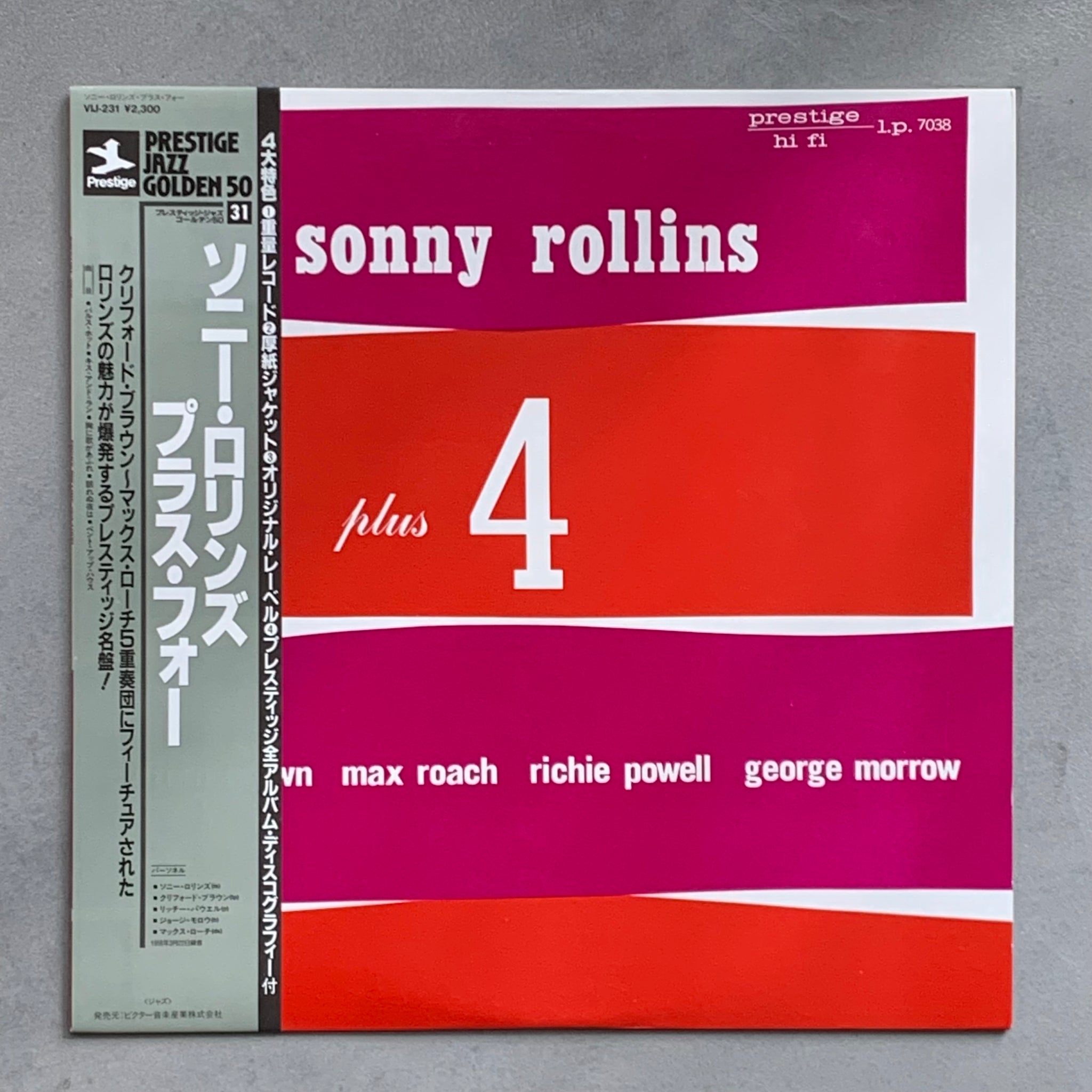 Sonny Rollins – Plus 4 – AMSTERDAM RECORDS